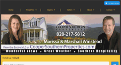 Desktop Screenshot of coopersouthernproperties.com